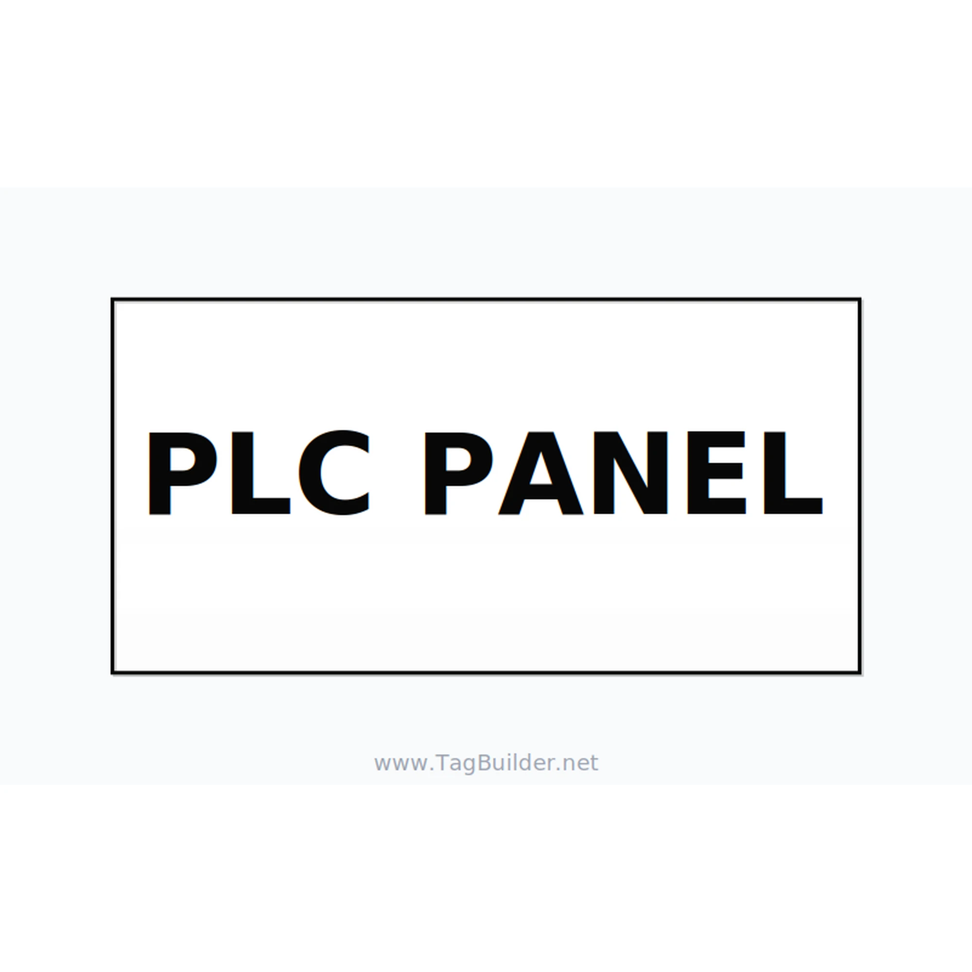 PLC Panel Label – OEM Automation Equipment