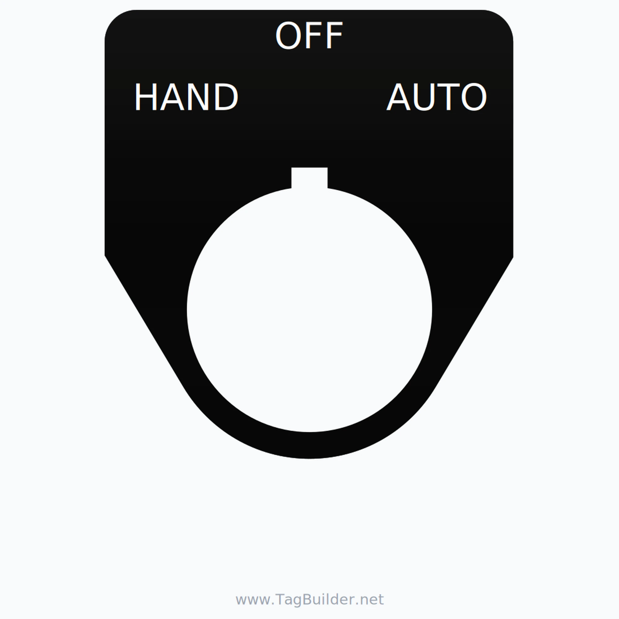 30mm HOA Ring Tag - Traditional - Rockwell