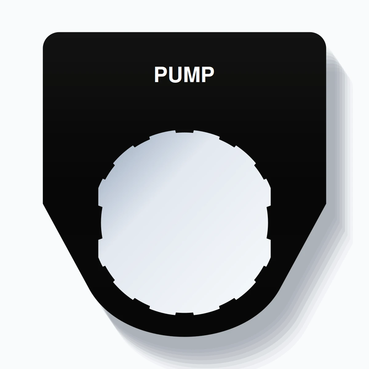 Pump Module Tags 22mm Ring Tag – PUMP, Single-Line Traditional, Schneider Electric ...