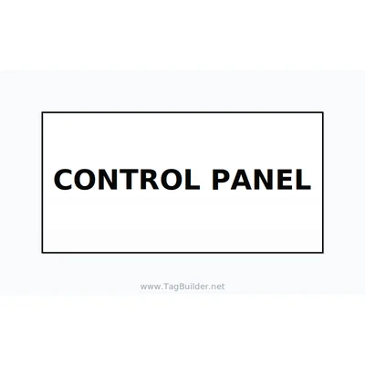 Control Panel Label – Machine Builder Identification thumbnail