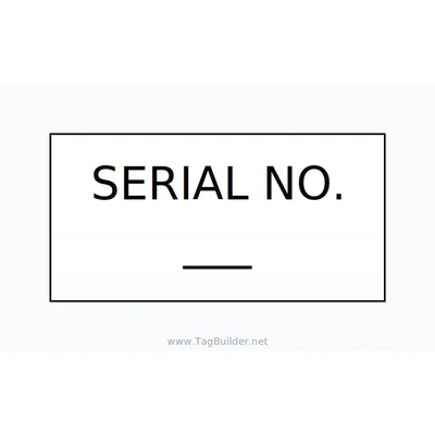 Medical Equipment Serial Number Label – OEM thumbnail