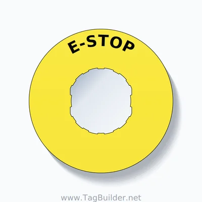 E-STOP Arc Circle 60mm - 22mm Schneider Yellow thumbnail
