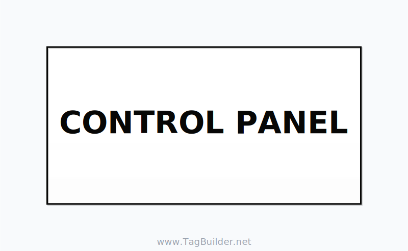 OEM Machine Builder Labels