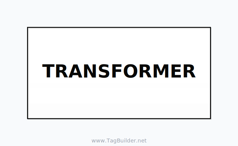 Transformer Label – OEM Power Equipment